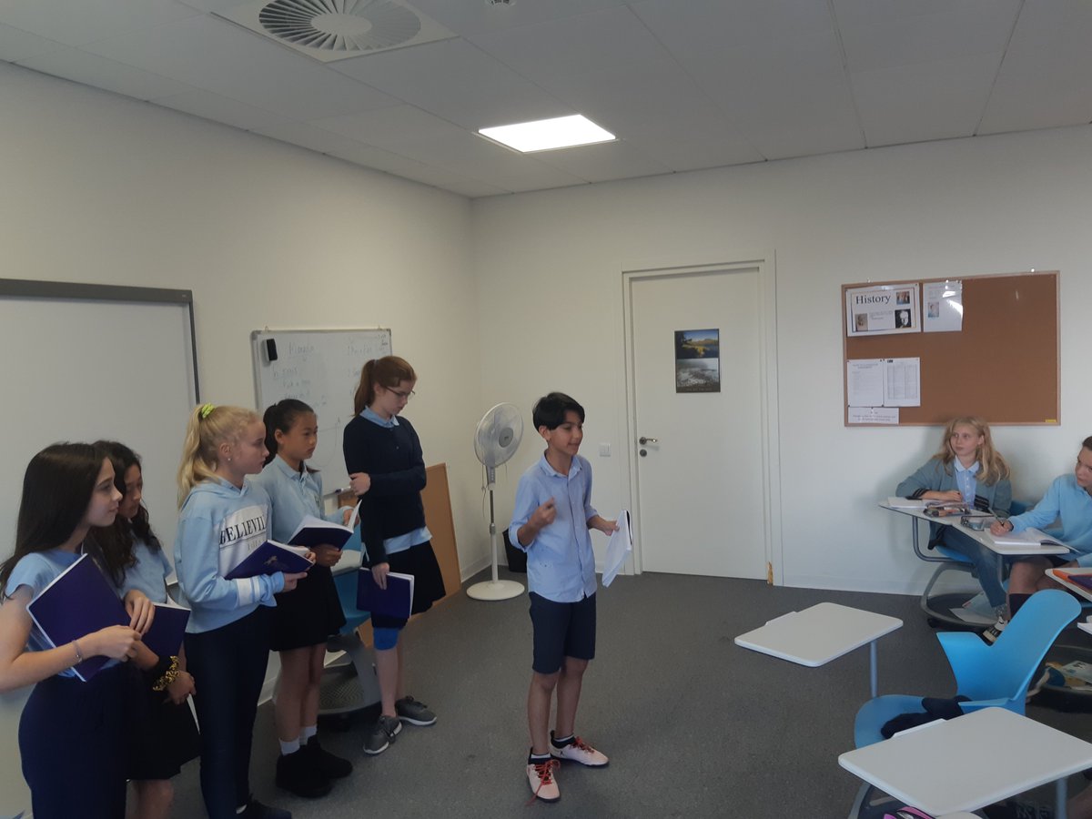 "Franklin Roosevelt" makes his case in our Year 7 Balloon Debate