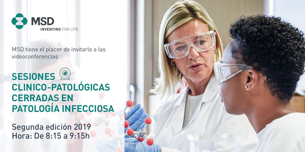 msd_es's tweet image. #Infecciosas ¡Empezamos en breve! Conéctese ya a la sesión clínico patológica cerrada de hoy #DirectoMSD.  Participe en la encuesta de forma anónima. ¿Acertará el diagnóstico?  bddy.me/2oqa8Za
#Médicos
