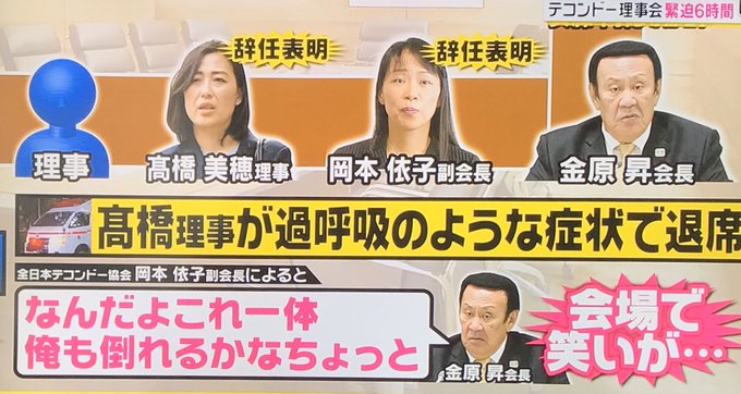 テコンドー協会 岡本副会長の話し方が下手すぎて何を言ってるかわからないと話題に グッディ まとめダネ