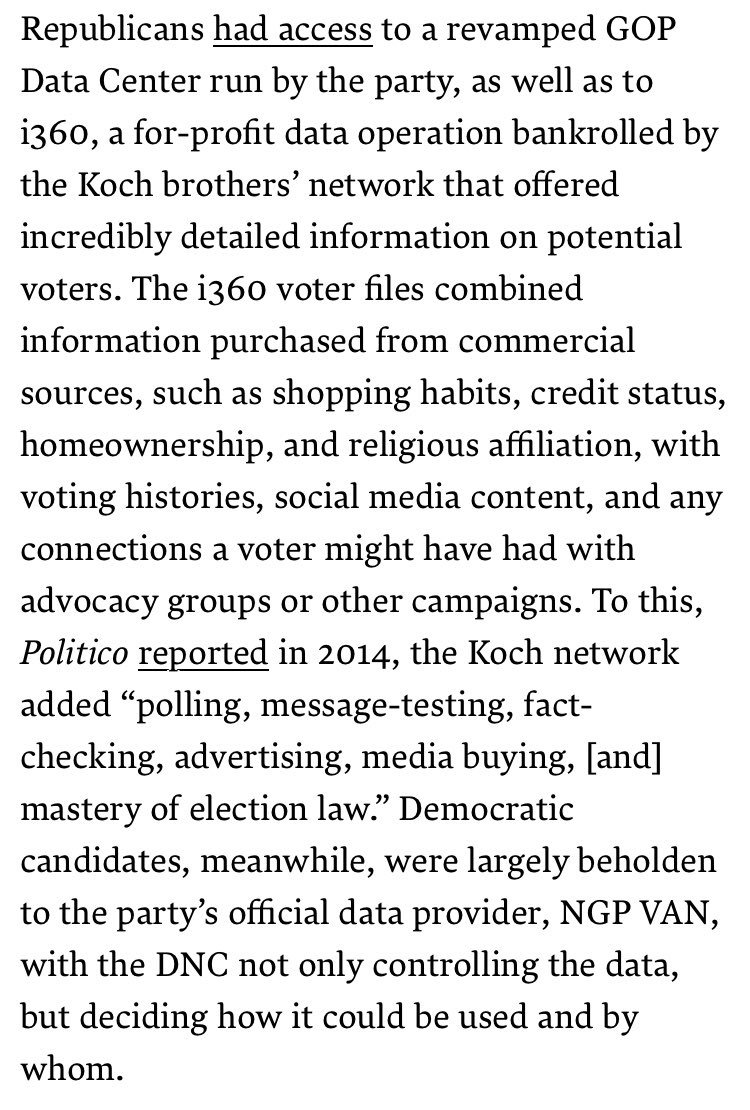 How campaigns are using marketing, manipulation, and "psychographic targeting" to win elections—and weaken democracy 10/18/18 How campaigns are using marketing, manipulation, and "psychographic targeting" to win elections—and weaken democracy  https://newrepublic.com/article/151548/political-campaigns-big-data-manipulate-elections-weaken-democracy