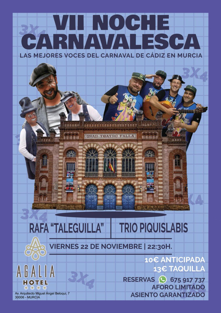 Se nota que hay ganas de carnaval !!!!! 

96 entradas vendidas en menos de 24h. No dejais de sorprendernos por el gran cariño que le tenéis a La noche carnavalera del Hotel Agalia. 

GRACIAS !!!!!!! 

Reserva que se agotan ........