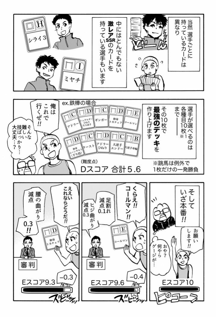 体操のルール解説まんが!

今夜は世界体操、男子団体決勝!!
知ればより楽しめる体操のルールと見所をまとめました!!

#世界体操
#ムーンランド 