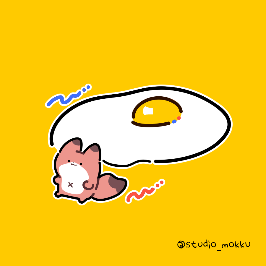 studio_mokku's tweet photo. 계란살몽🍳

#여우 #캐릭터 #그림 #디자인 #이모티콘 #character #일러스트 #illustration #artwork #계란 #계란은 #후라이지 https://t.co/ZffMp4EH9s