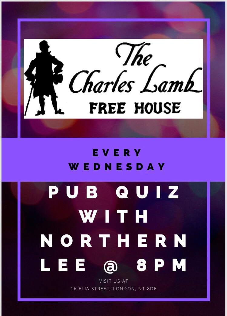 Thecharleslamb's tweet photo. #hellonorthlondon #angelislington #quiznight https://t.co/LsZhZqeqdQ