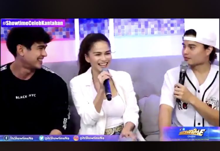 RochelleFUS26's tweet image. Thank you @itsShowtimeNa online for having @ElisseJoson earlier. 

#MMKMyHandsomeBoss sa Sabado na po mga kapamilya!

#MMK2019 
#rsbscriptedformat