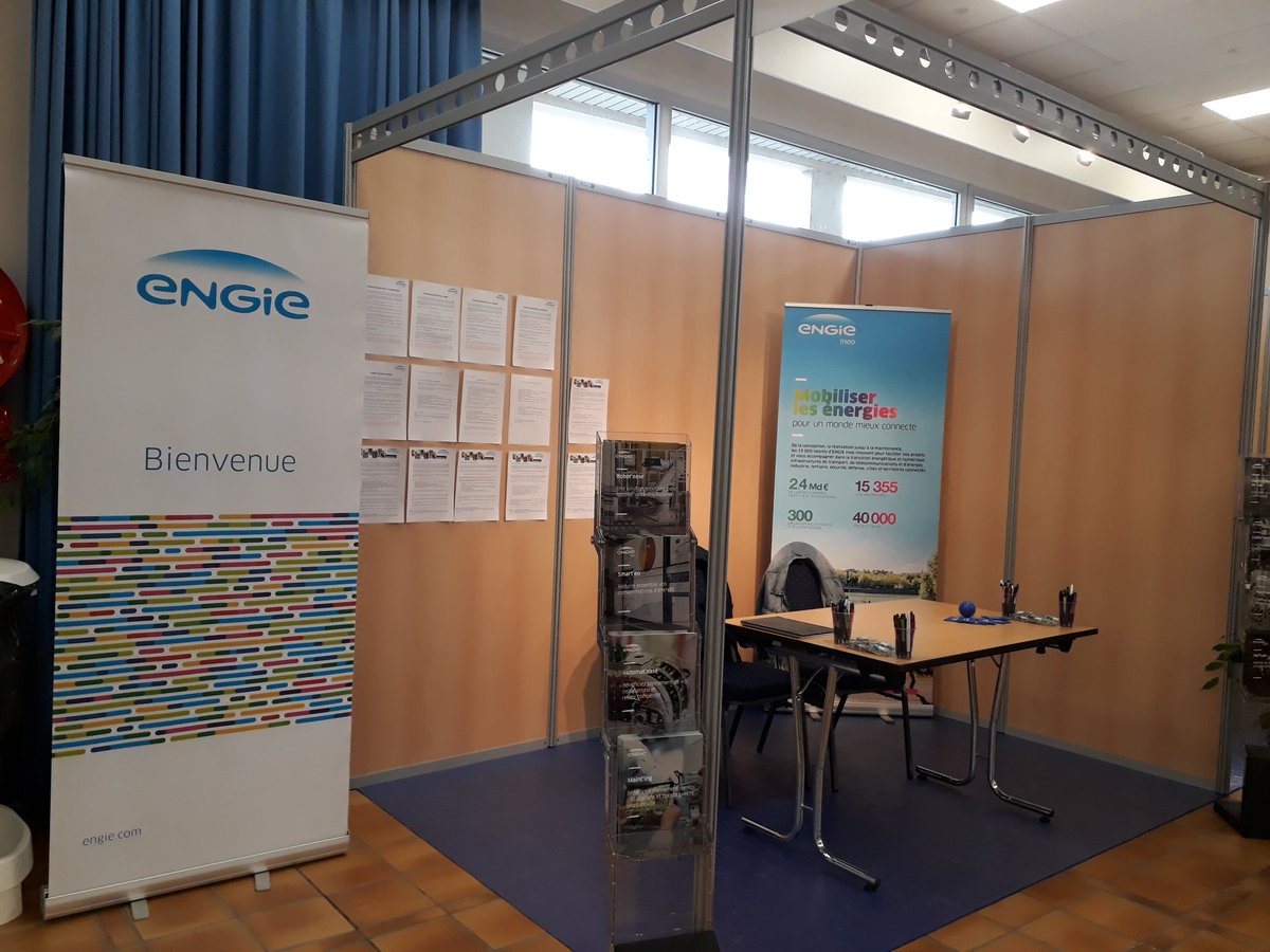 AmandineLimare's tweet photo. On est prêt à vous recevoir au Salon Avenir et Carrières !
@ENGIEgroup
Nombreux postes à pourvoir !
@ENGIE_IneoFR @ENGIE_CofelyFR 
#emploi https://t.co/4b1vuRg6Nj