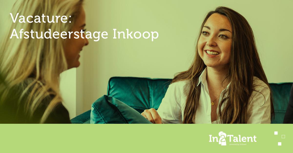 In2Talent's tweet image. Ben jij leergierig, ambitieus en op zoek naar een kans om jezelf binnen het inkoop vakgebied te ontwikkelen? Schrijf je afstudeerscriptie bij In2Talent! Bekijk de vacature hier: bit.ly/35g5cXw 
 
#afstudeeropdracht