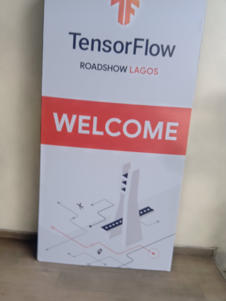 auwalms's tweet image. #TensorFlowRoadshow #Lagos is today. Come meet the Tensorflow team and ask any questions you may have. And Yes the Swags are 😍😍.