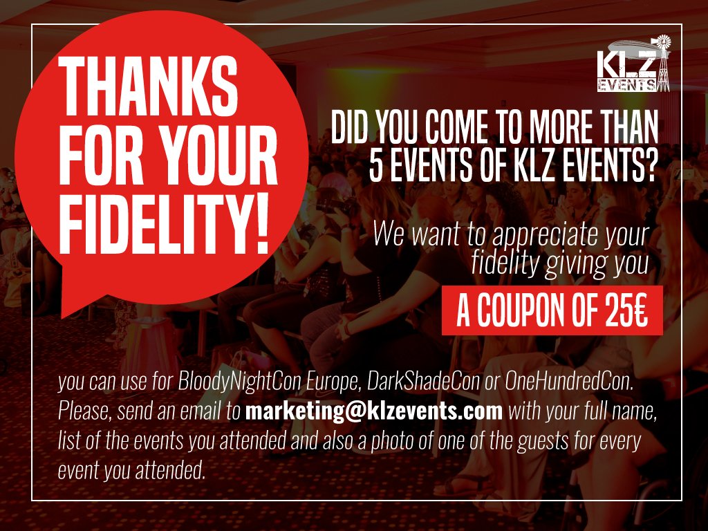 #PROMO!!!
Did you come to more than 5 events of #KLZ_Events?
Then THIS is for you!!!
⬇️⬇️⬇️⬇️⬇️⬇️⬇️⬇️⬇️