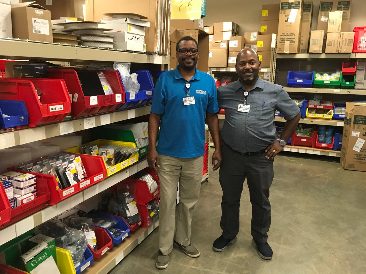 SiskinHospital's tweet photo. Celebrating Nat'l Supply Chain Week & our hard-working team! As part of a clinically-integrated supply chain, they use data to choose products, determine trends & zero in on waste & inefficiency that could negatively affect our patients' experience. #SCWeek19 https://t.co/qtzhfj25iN