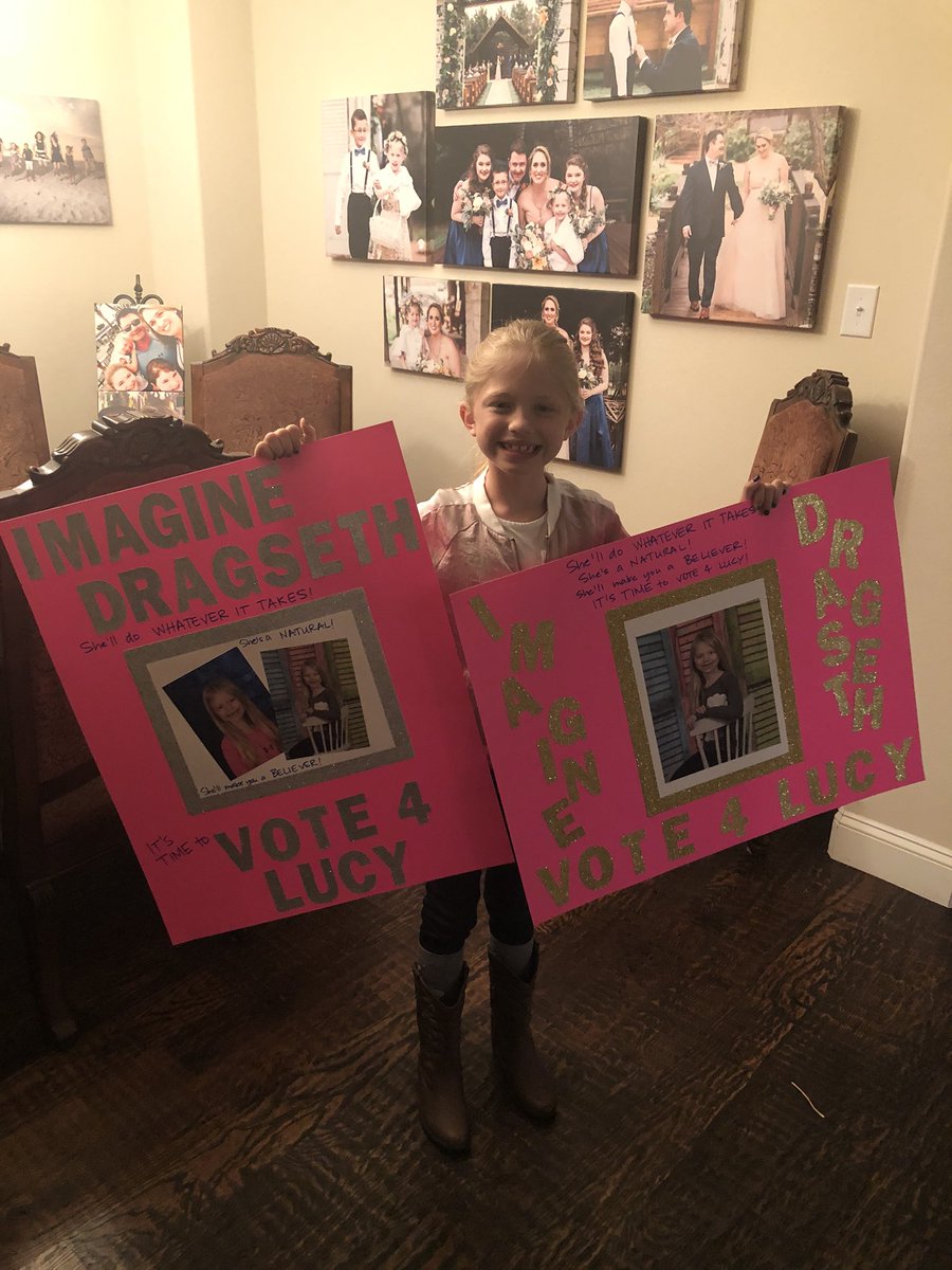 mrsfaulkyeah's tweet photo. Imagine Dragseth - She’ll do “Whatever It Takes” Proud of my girl for putting herself out there and running for 3rd grade class rep! #lucygrace #lucyinthird @Imaginedragons https://t.co/WcDM5LZuCd