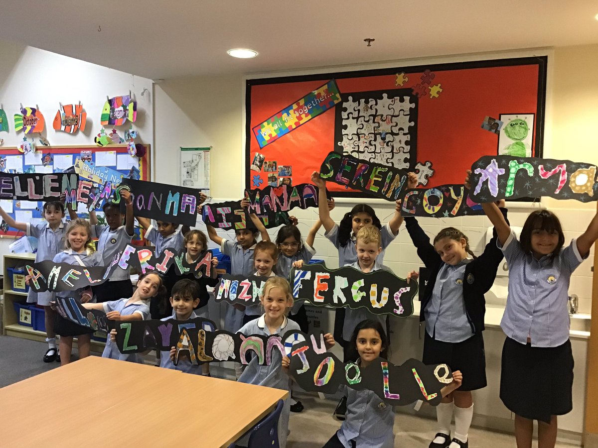 BSAKyear2's tweet photo. These βCrafty Kids β just love designing, cutting, sticking and creatively arranging the letters of their name . The smiles tell the story of the fun to be had every Wednesday. @BSAKyear3 @BSAKyear4 #bubblewriting @BSAKyear2 https://t.co/zzWWGAq45I