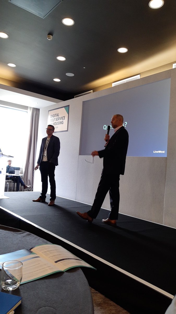SelfServDigital's tweet photo. "Technology isn't the barrier, it's the way that we think," @MaseyChris is up now at #DSSC19, discussing the origins of Amazon Web Services, the importance of data and machine learning. Great to hear about the culture at Amazon and how they encourage innovation 👍 #UKHousing https://t.co/BJWuJq5BRN