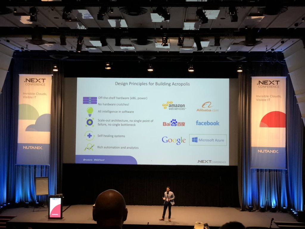 james_smith656's tweet photo. At #NEXTconf by @nutanix  learning about the architecture of their software. https://t.co/gSrnBNCWpR