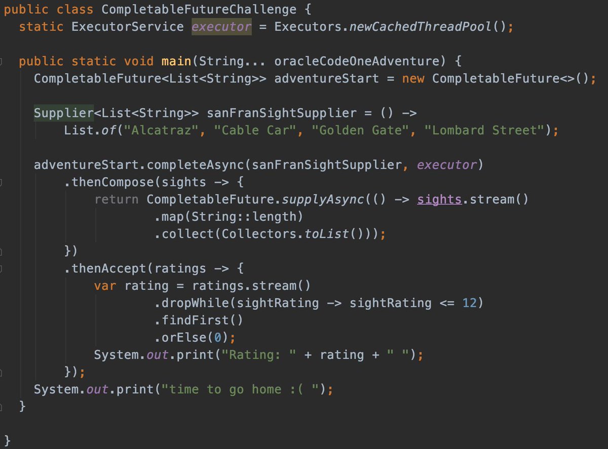 RafaDelNero's tweet image. Have you played with @Java 13 yet? If you haven&apos;t, the #JavaQuizzes will come in handy for you!

#JavaDevGym

Try it out now *The attached image is from the previous quiz*:
bit.ly/jumpintojava