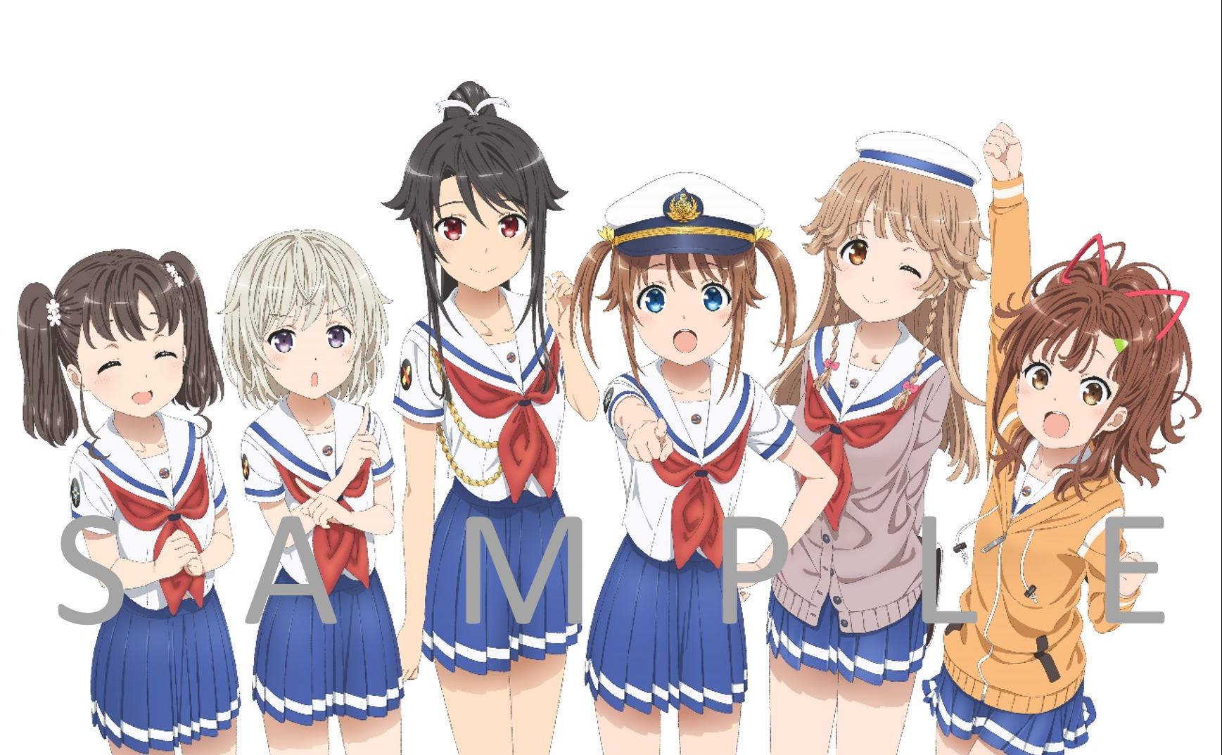 C94 ハイスクール・フリート 描き下ろしビックタペストリー 岬明乃&知名もえか 岬明乃＆知名もえか 描き下ろしビックタペストリー 「ハイ