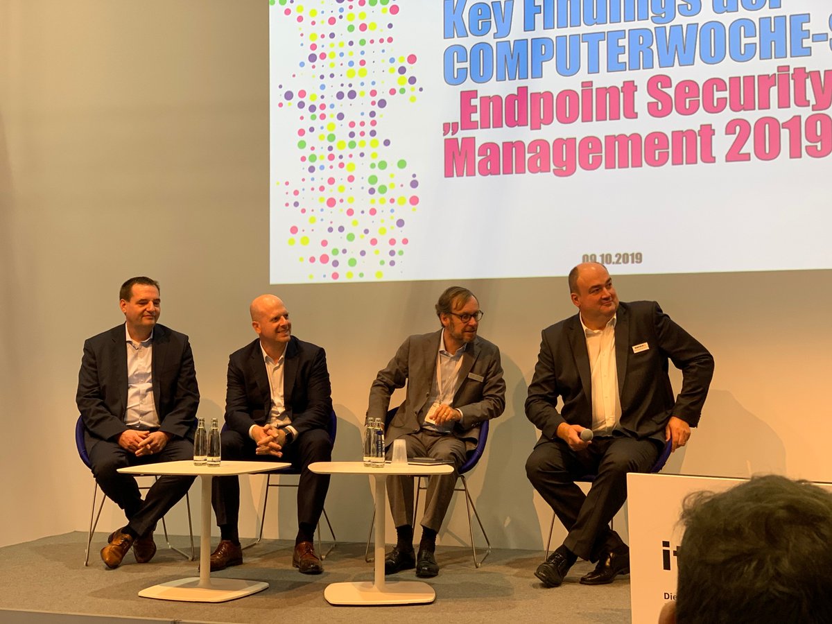 Matrix42_global's tweet image. Tolles Gespräch! Podiumsdiskussion verpasst oder haben noch weitere Fragen an uns? Dann besuchen Sie uns einfach auf unserem #itsa19 Stand 11.0-519! #endpointsecuritymanagement