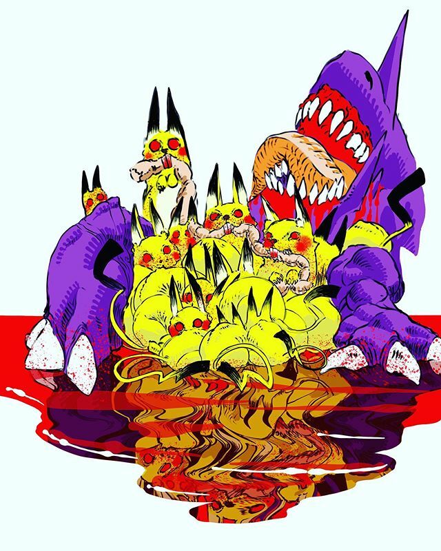 popo_doodle's tweet photo. Just reminding y’all that Pikachu is a rodent.
.
.
.
.
.
.
#pikachu #pokemon #evilpikachu #rodent #halloweenseason #fanart #pokemondrawing #doodleeveryday #bloody #natureismetal #ポケモン https://t.co/hxKpi2thQw