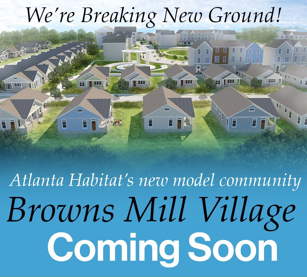 AtlantaHabitat's tweet photo. Today’s the day! We’re breaking ground on our new model community! But that’s not all… we’re going live on Facebook at 10:30 a.m. so you can have front row seats to history in the making. https://t.co/rCr3lSkRZr #AtlantaHabitat #GoodInTheNeighborhood #BuildThriveGrow https://t.co/tbZmWD8L2D