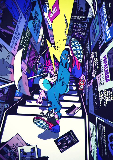 #貴方の世界観を詰め込んだ作品を見せてください 
ロック音楽や配線やSFっぽいモチーフがだ〜いすきです!! 