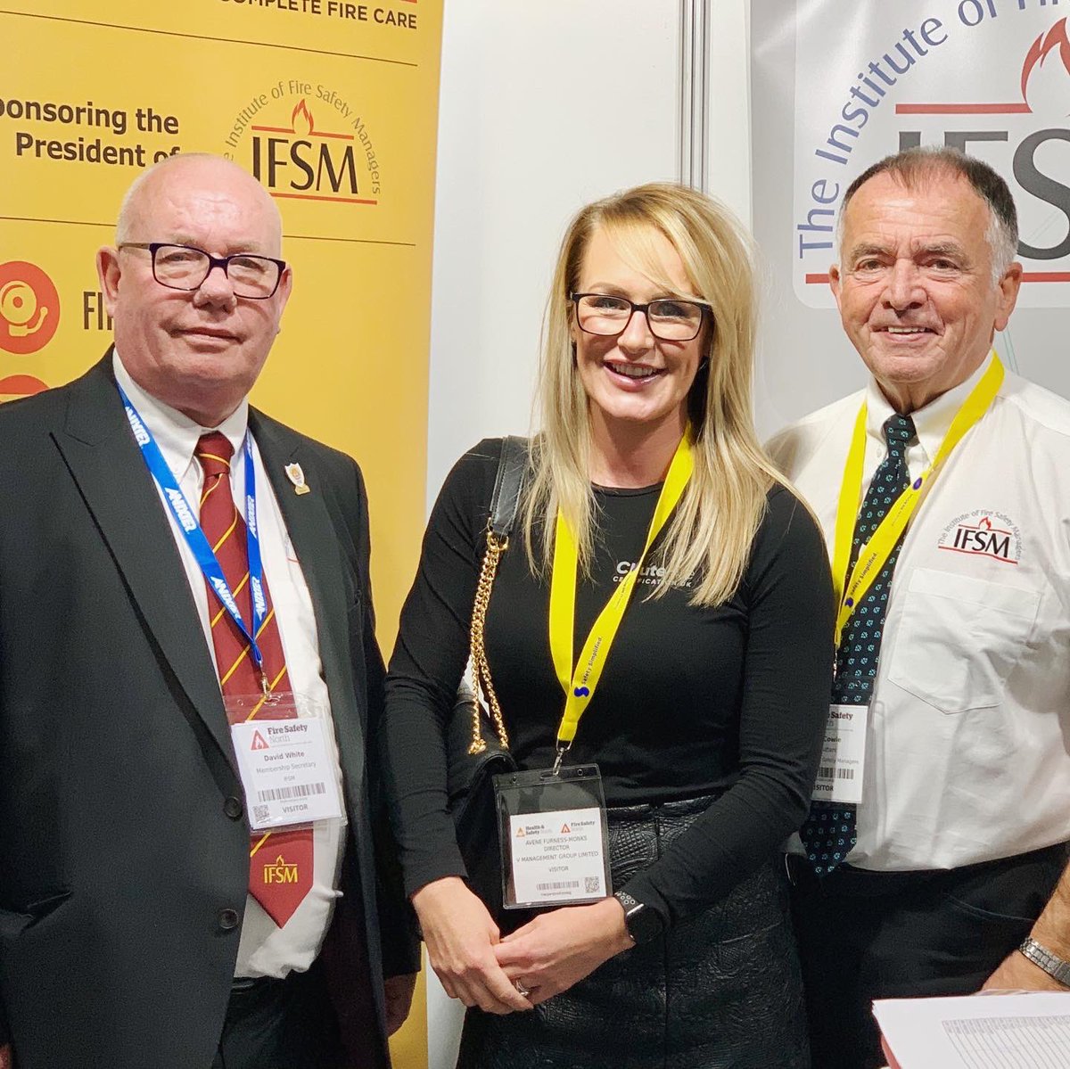 ChuteCertUK's tweet photo. Lots of familiar faces at Fire Safety North this morning. It’s always a pleasure to see Quelfire Ltd and The Institute of Fire Safety Managers (IFSM), two companies that have supported Chute Fire Certification UK since the very beginning.   #teamcfcuk #competence https://t.co/xZaW2zmueL