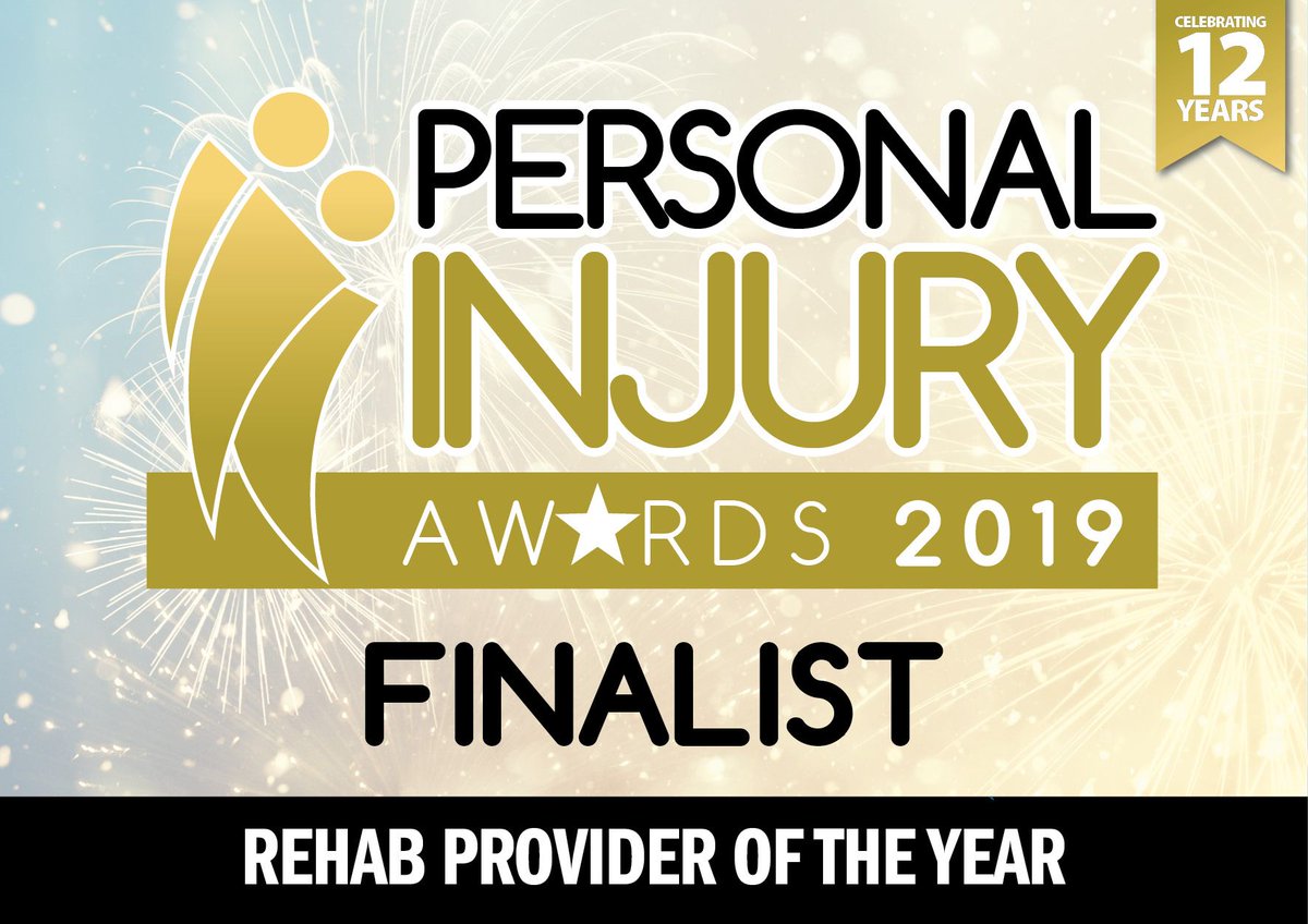 hcml1's tweet photo. We’re thrilled to be finalists for the Rehab Provider of the Year award in the fabulous #piawards, which toast excellence in patient satisfaction and the legal and insurance sectors, success track record, service, innovation and flexibility.  @ClaimsMedia https://t.co/5BGNMWqz7R