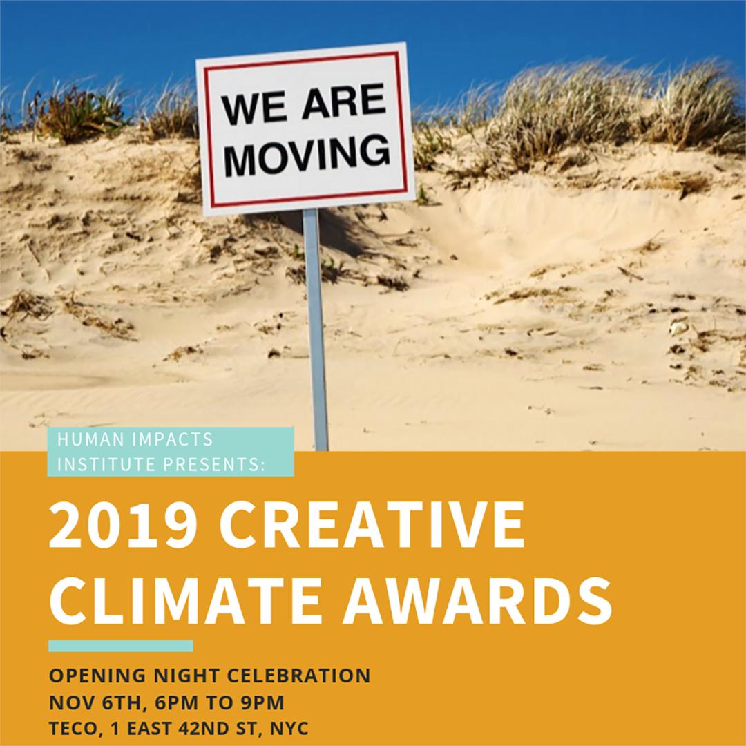 CichonArtist's tweet photo. Very excited to show 2 works (I exhibited for @TheIECA #COCE2019 ) in New York this fall in @HumanImpacts #CreativeClimate2019 Awards. See innovative ways to address climate change by artists from all over the world. Tickets etc https://t.co/5showjagVM #EnvComm #ClimateChange https://t.co/vbPnvAPXvG