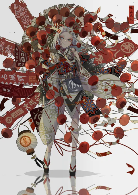 #貴方の世界観を詰め込んだ作品を見せてください
妖怪・お面・お札に呪文
人ならざる者たちがうろつく世界 
