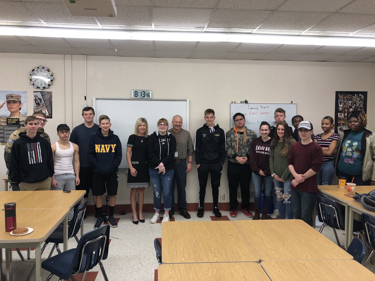 Thank you @GCSDsuper and @seanhmccabe for your visit today to talk about leadership and running our school district.  #GreeceJROTC #CivicLeadership @GreeceCentral @AthenaHigh @GreeceOlympia @GreeceArcadia @GreeceOdyssey