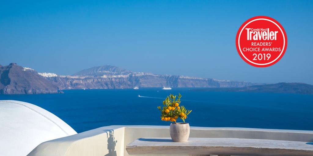 Big news! We’re on <a href="/CNTraveler/">Condé Nast Traveler</a>’s list of Top 20 Resorts in Greece 2019 Readers’ Choice Awards! #RCA2019 cntraveler.com/rca