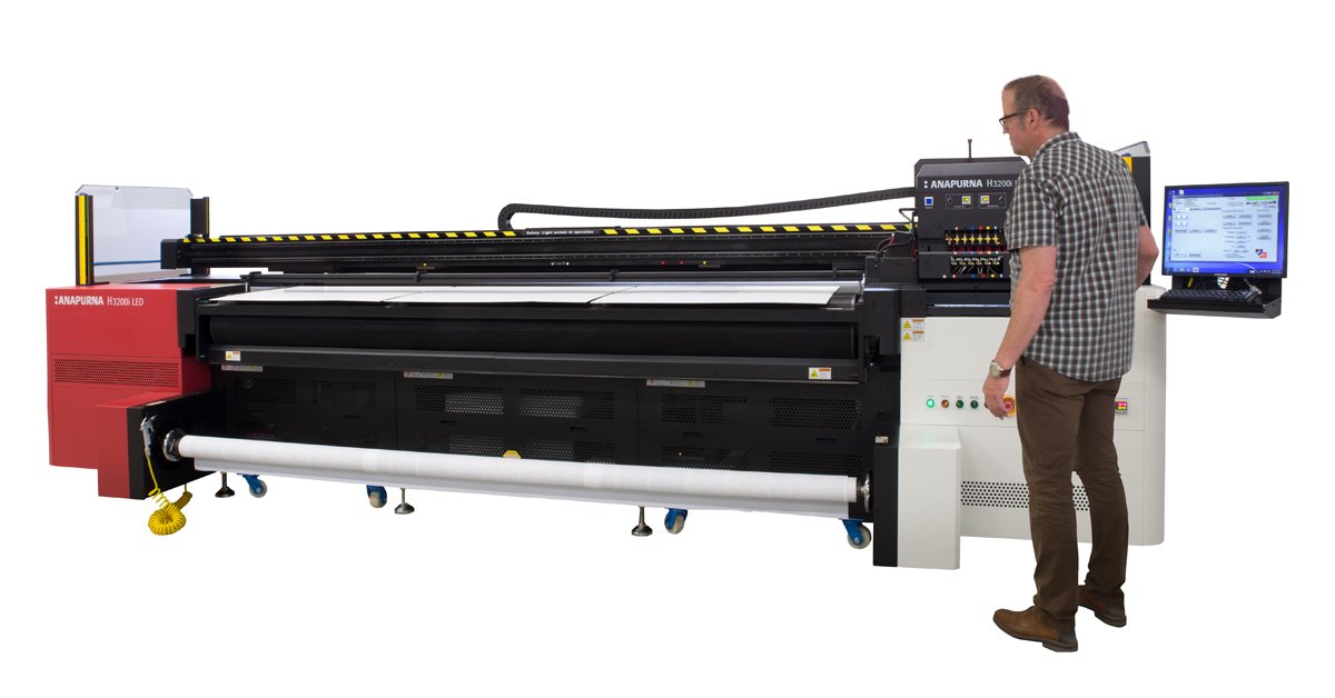 Agfa_Inkjet's tweet photo. Our Anapurna H3200i #inkjet printer is waiting for you at #viscom2019 in hall 8, booth E28.  Head over there. Pronto! https://t.co/YMWybFAVE0
