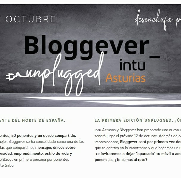 JudithObaya's tweet photo. Sostenibilidad, conciliación, diversidad, emprendimiento, estilo de vida y superación personal... Más de 50 ponentes con UN ÚNICO OBJETIVO: inspirar para crear un mundo mejor. 
Este sábado, 12 de octubre, @bloggever_ en @intuasturias ... TE ESPERAMOS!!

#intuAsturias 
#bloggever https://t.co/cEfJD3mCZx