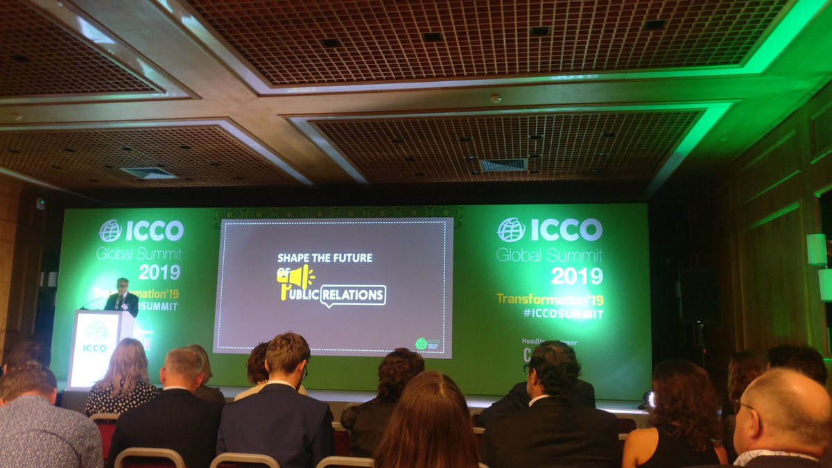 #iccoglobalsummit #Lisbon Opening @nitinmantri Transformation '19 - Talent and Technology driving the global PR Agenda @PRHub_IT @AssociazioneUNA