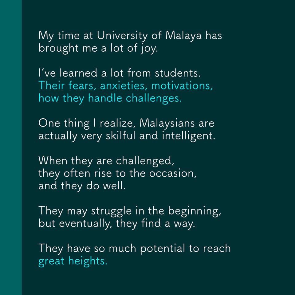 Inspiring encouragement from a veteran in the field! 8. Prof Ravee Paramesran  @unimalaya “Malaysians are very skilful & intelligent. We need to reach out & let them know it’s not difficult. We need to encourage them & they will find a way.”  #scicomm  #malaysianscientist