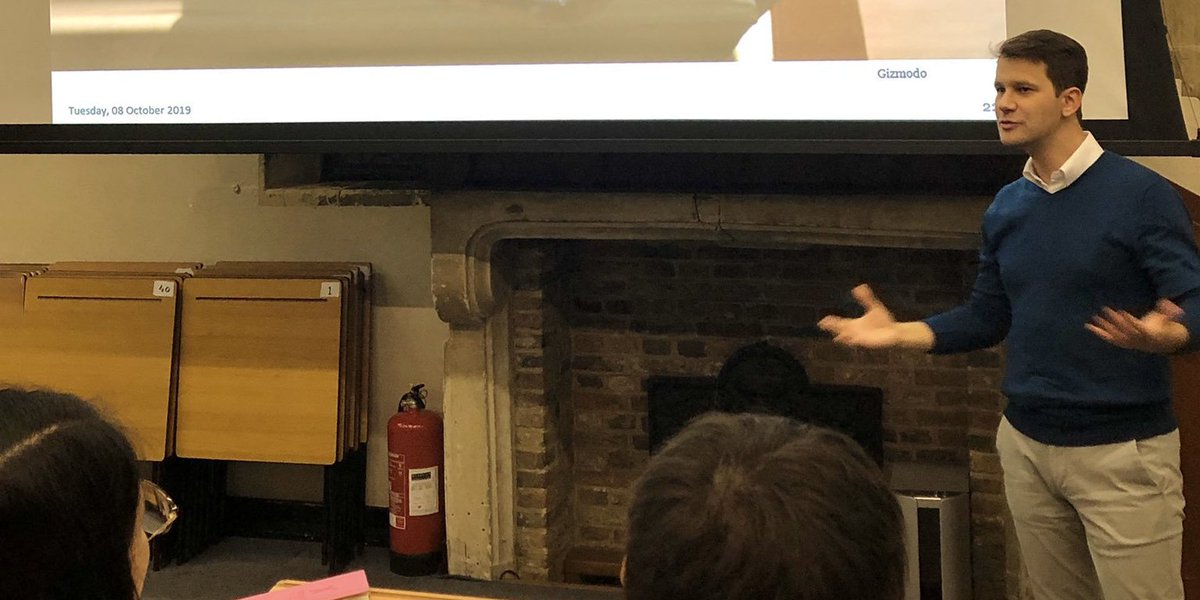 KingsCanterbury's tweet photo. 🗣Wonderful to have @rsporea from @UniOfSurrey giving a Harvey Society talk to pupils about flexible electrons and engineering education last night. https://t.co/n4X8P7RHnO