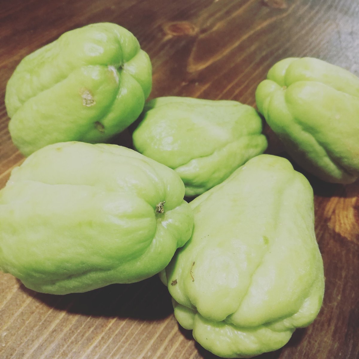 ハヤトウリ（इस्कुस）美味しかった。