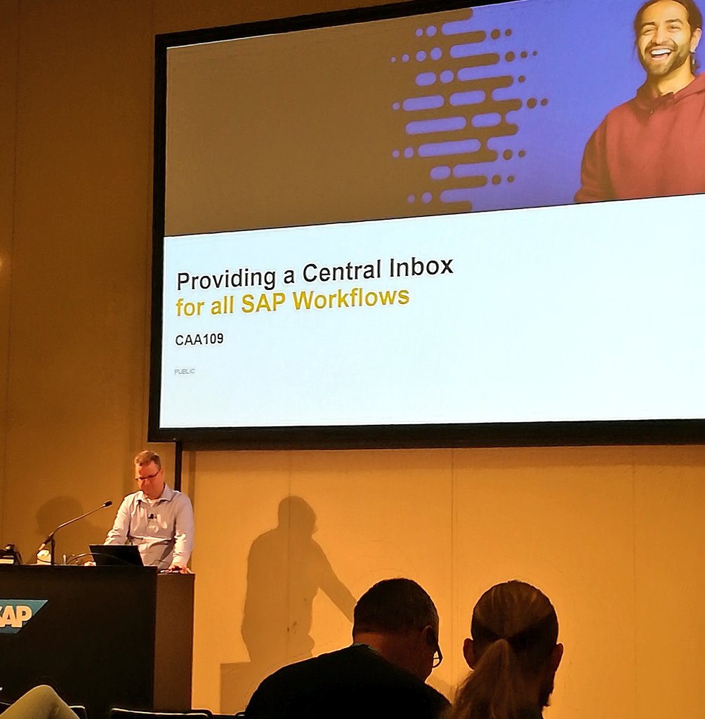 david_ruizb's tweet photo. "Providing a Central Inbox for all SAP Workflows at @SAPTechEd 2019 Barcelona" by @ch_loos
#SAPTechEd
#Born2Build
#saptechedbarcelona
#sapmentors
#sapchampions
#sapcommunity
#Yearn2Learn https://t.co/y4YbUnXO0J