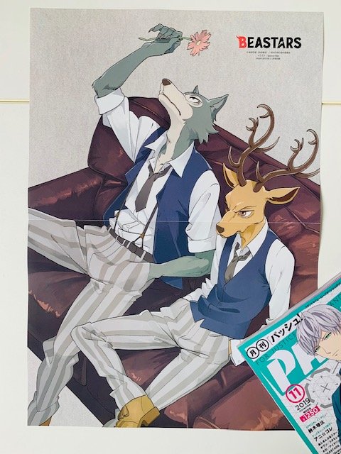 Pash 編集部 Na Twitterze Pash です 明日10 10発売11月号ポスター Beastars レゴシ ルイの表情が かっこいいイラストに注目 特集ではレゴシ役 小林親弘さんのロングインタビューも掲載 11月号の詳細はこちらをチェック T Co Lctlfqbh9a Bstanime