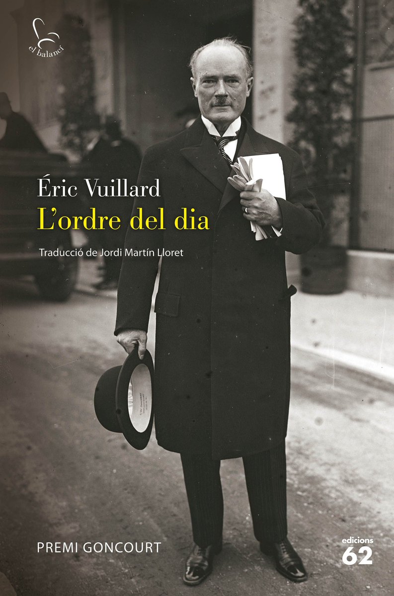 Avui s'enlaira el meu tercer Vuillard, potent i meravellós com el dirigible de Clément-Bayard de la coberta. #ÉricVuillard #LaBatallaDOccident #traduccions