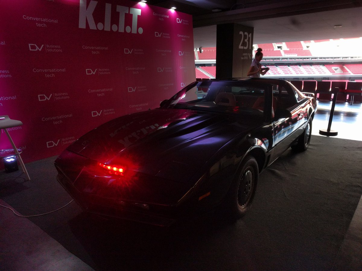 MiguelIPalacios's tweet photo. #Kitt #Wanda #ConversationalTech @DVBS_Spain @ExpoRC https://t.co/bREJoDi3mJ
