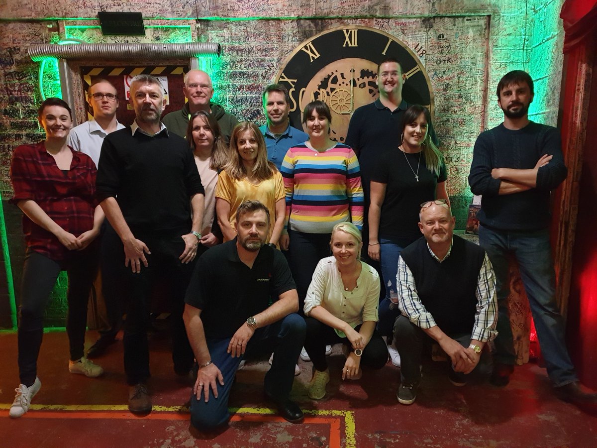 Well done to the <a href="/GarnersFSE83/">Garners FSE</a>  team for completing the escape rooms event yesterday, with no lock ins #teamwork great afternoon.