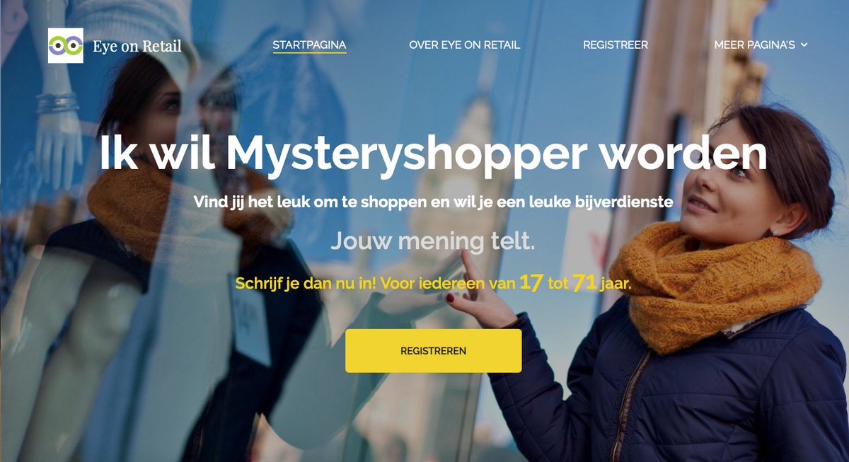 Op zoek naar een leuke #bijverdienste #baan #werk 
ikwilmysteryshopperworden.nl Van 17 tot 71 jaar