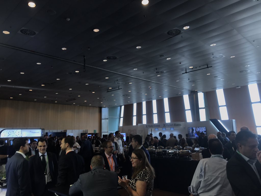 FixedincomeGuru's tweet photo. A quick coffee break before a jam packed schedule including diversity and inclusion panels, keynotes, our special guest speaker @ChrisHunter1001 and our very own Dragon’s Den #FILS19 https://t.co/qigH0AmVBq