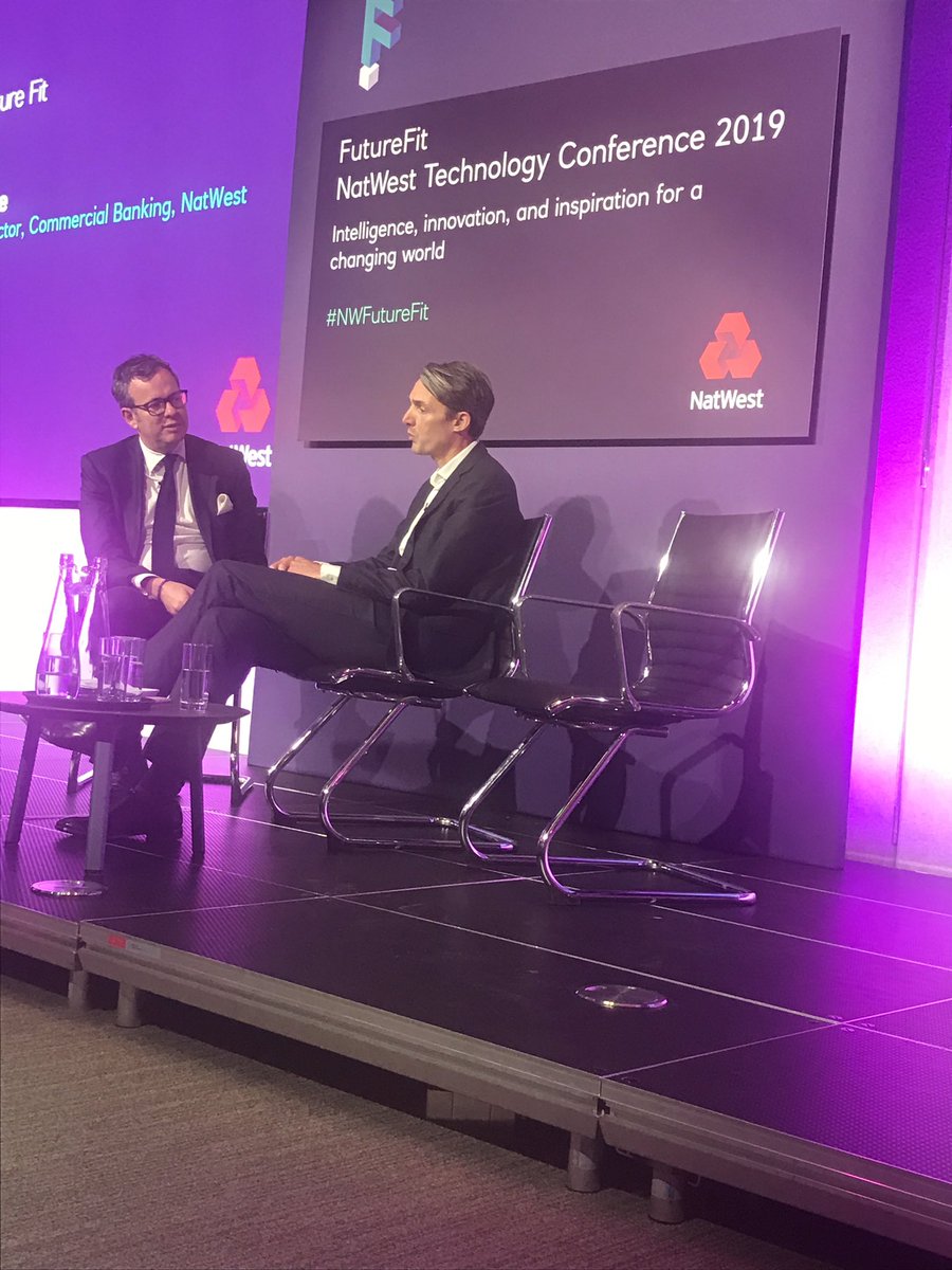 adrianjcoles's tweet photo. Paul Thwaite interestingly taking of how @NatWestComm are disrupting ourselves with examples like @aptimise @joinmettle @TylByNatWest #BoBanking and changing our mindset where Tech is important alongside human interaction #NWFutureFit #GrowthMindset https://t.co/obRMmzs29D