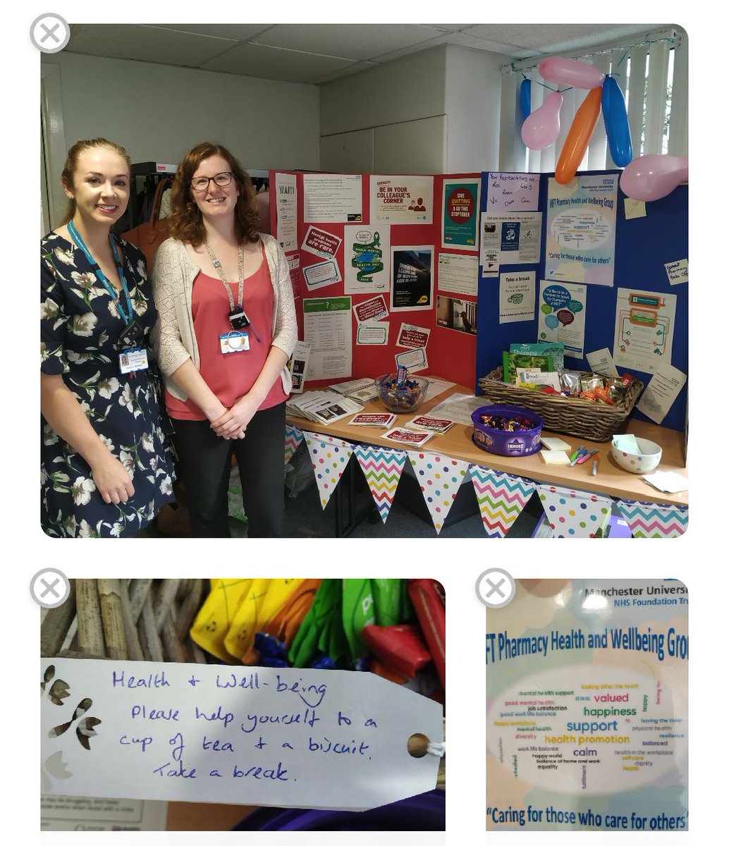 Really excited to launch the <a href="/MFT_Pharmacy/">MFT_Pharmacy</a> Health and Wellbeing group across all sites today. Please let us know any ideas you have to support you or improve your health and wellbeing <a href="/HwgMft/">MFT Pharmacy Health and Wellbeing Group</a> 
Look after yourselves and each other