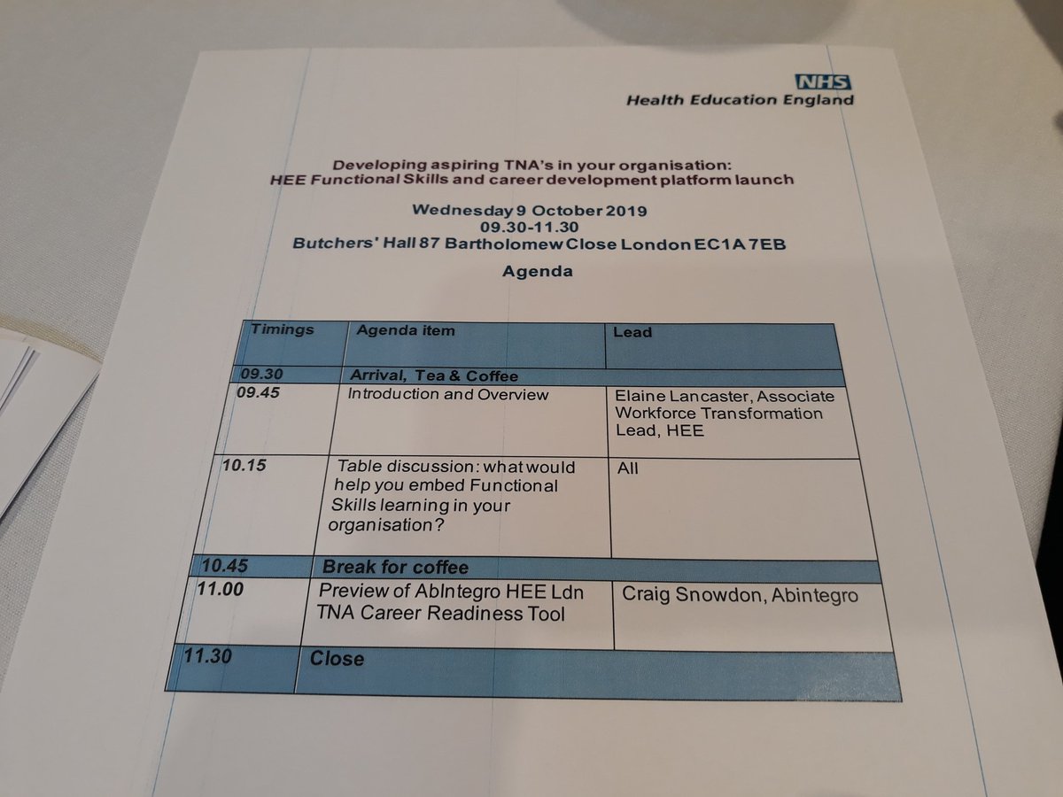 LGT_NAs's tweet photo. @NHSHEE_LDN session on Developing aspiring #TNAs about to start.
Looking forward to shared learning and new ideas on how to develop @LG_NHS #ANA pipeline. https://t.co/3tKBUpHjrO