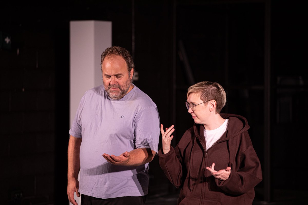 FourinFour1's tweet photo. MATINEE REMINDER! Join us tomorrow at 1pm for our matinee performance of #Godsandkings @RiverfrontArts, with #IntegratedBSL https://t.co/IKLK4BhNw0