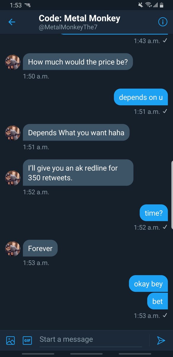 Halfasian3's tweet photo. Got a legendary retweet deal with @MetalMonkeyThe7 

Goal: 350 rts

Follow him @MetalMonkeyThe7 
Sub to his yt: https://t.co/ogu2wfBmEG

Help me out :) https://t.co/U7SqgZ9mYN
