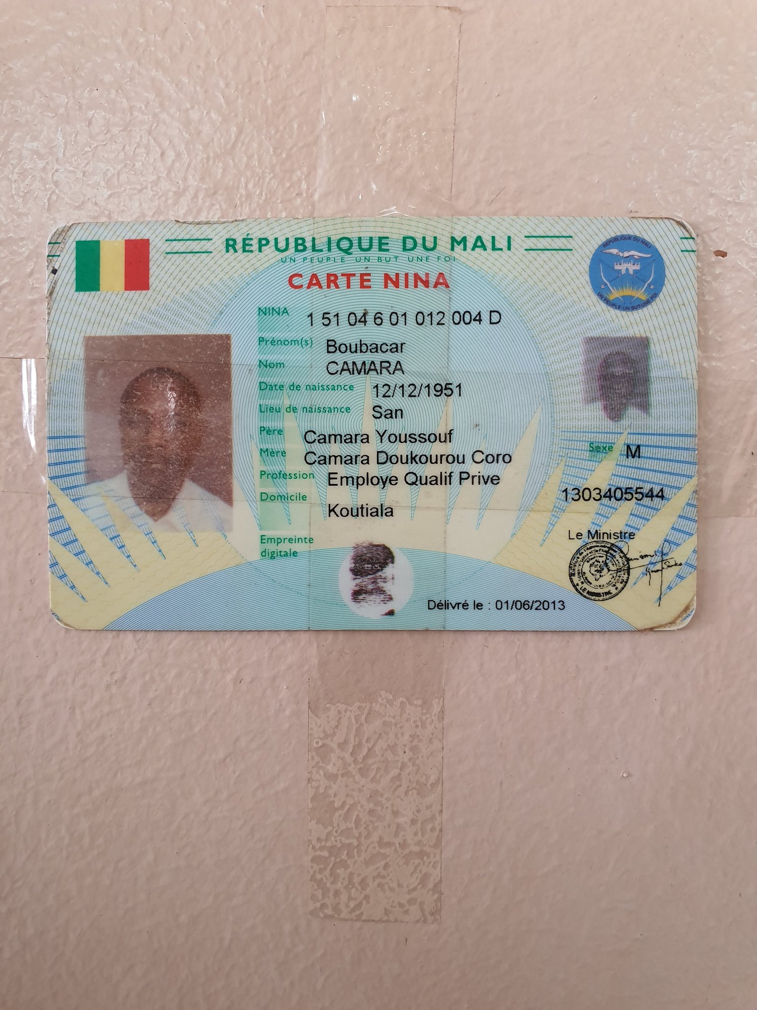 Patience Cette Carte Nina Se Trouve A La Pharmacie Amadou Yattassaye Pres De Canal Dans L Aci 00 A Bamako Si Vous Le Connaissez Faites Passer Le Message T Co 5x10fmrm6q Patience Cette Carte Nina Se Trouve A La Pharmacie Amadou Yattassaye Pres De Canal Dans L Aci 00 A Bamako Si Vous Le Connaissez Faites Passer Le Message T Co 5x10fmrm6q