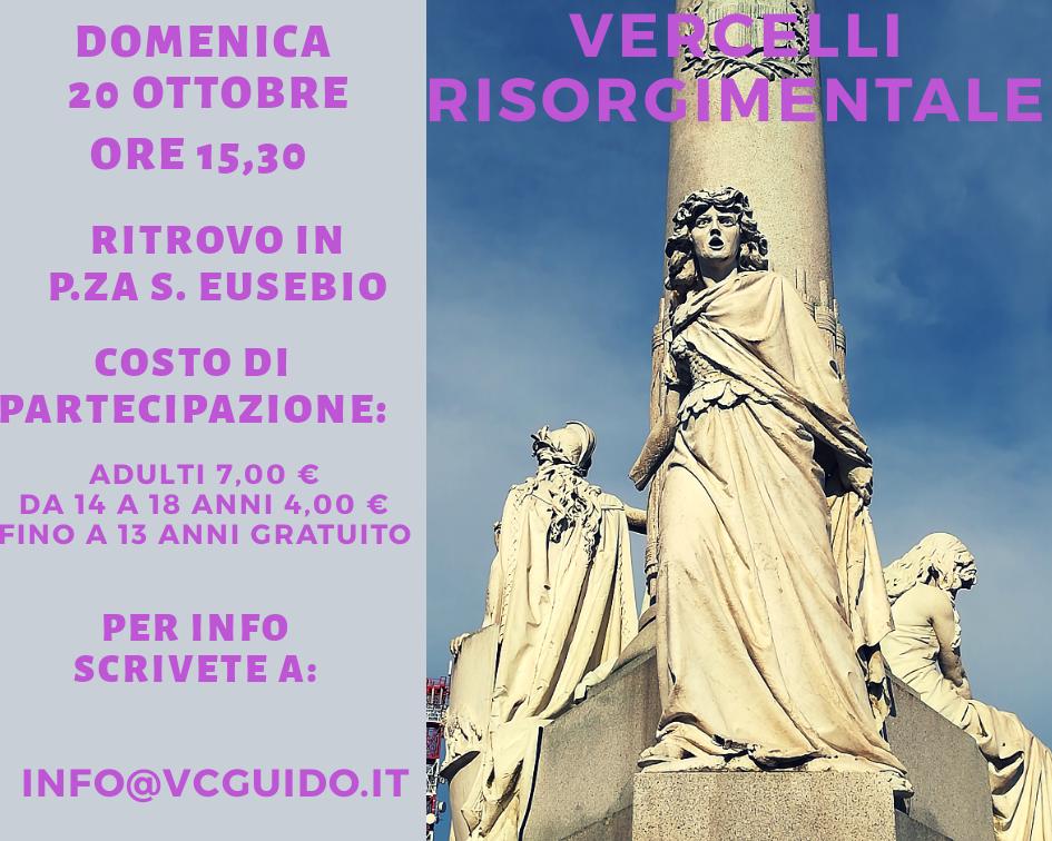 VCGuido's tweet image. #Vercelli Risorgimentale, un percorso alla scoperta dei monumenti e dei protagonisti di uno dei periodi storici più importanti per la storia d'Italia